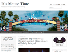 Tablet Screenshot of itsmousetime.com